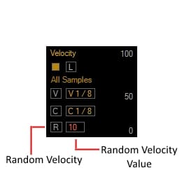 Controller panel random velocity